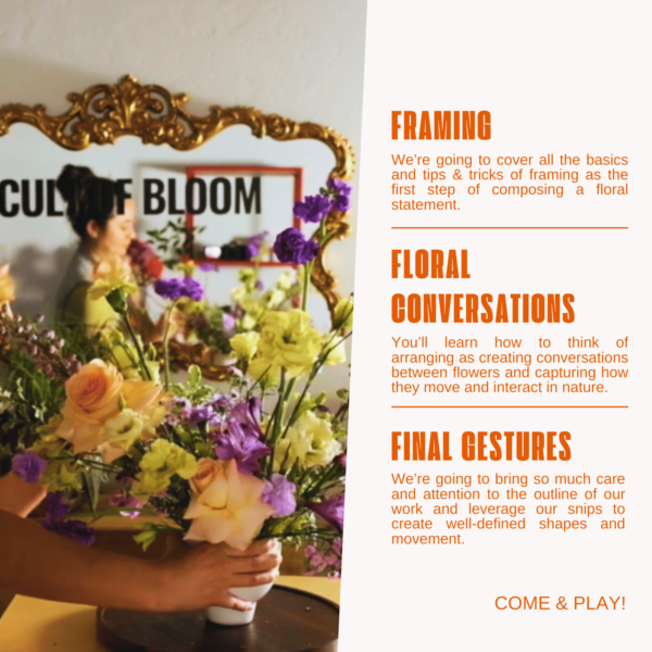 Austin flower arranging workshop