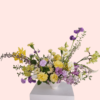 butter yellow flower arrangement for Austin delivery.